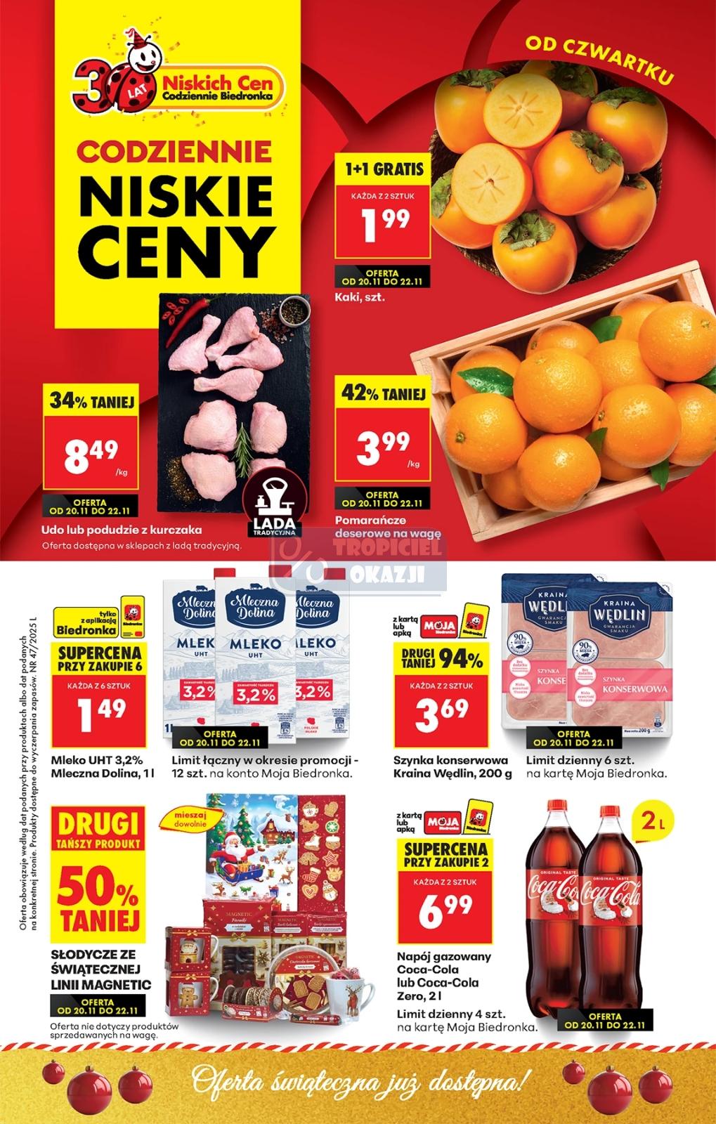 Gazetka promocyjna Biedronka str. 1