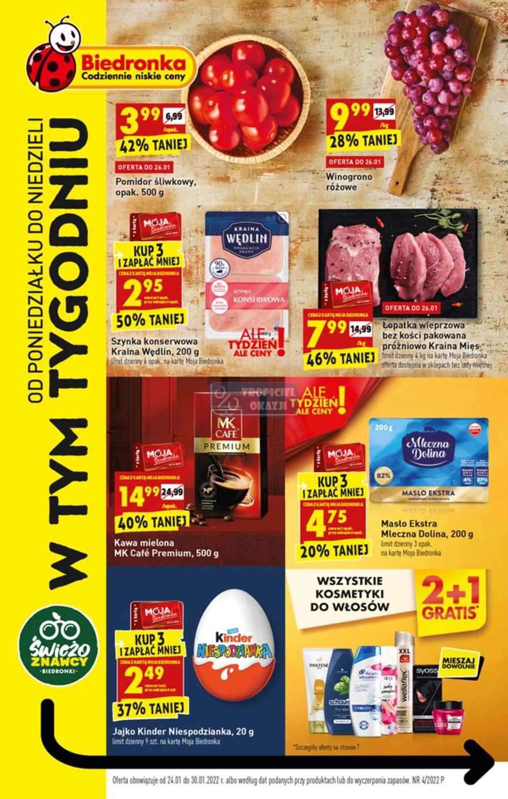 Gazetka promocyjna Biedronka str. 1