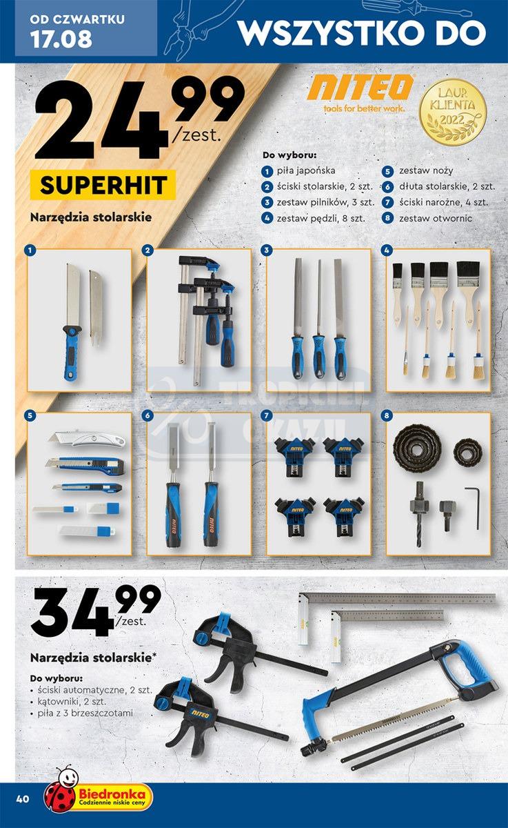 Gazetka promocyjna Biedronka str. 40