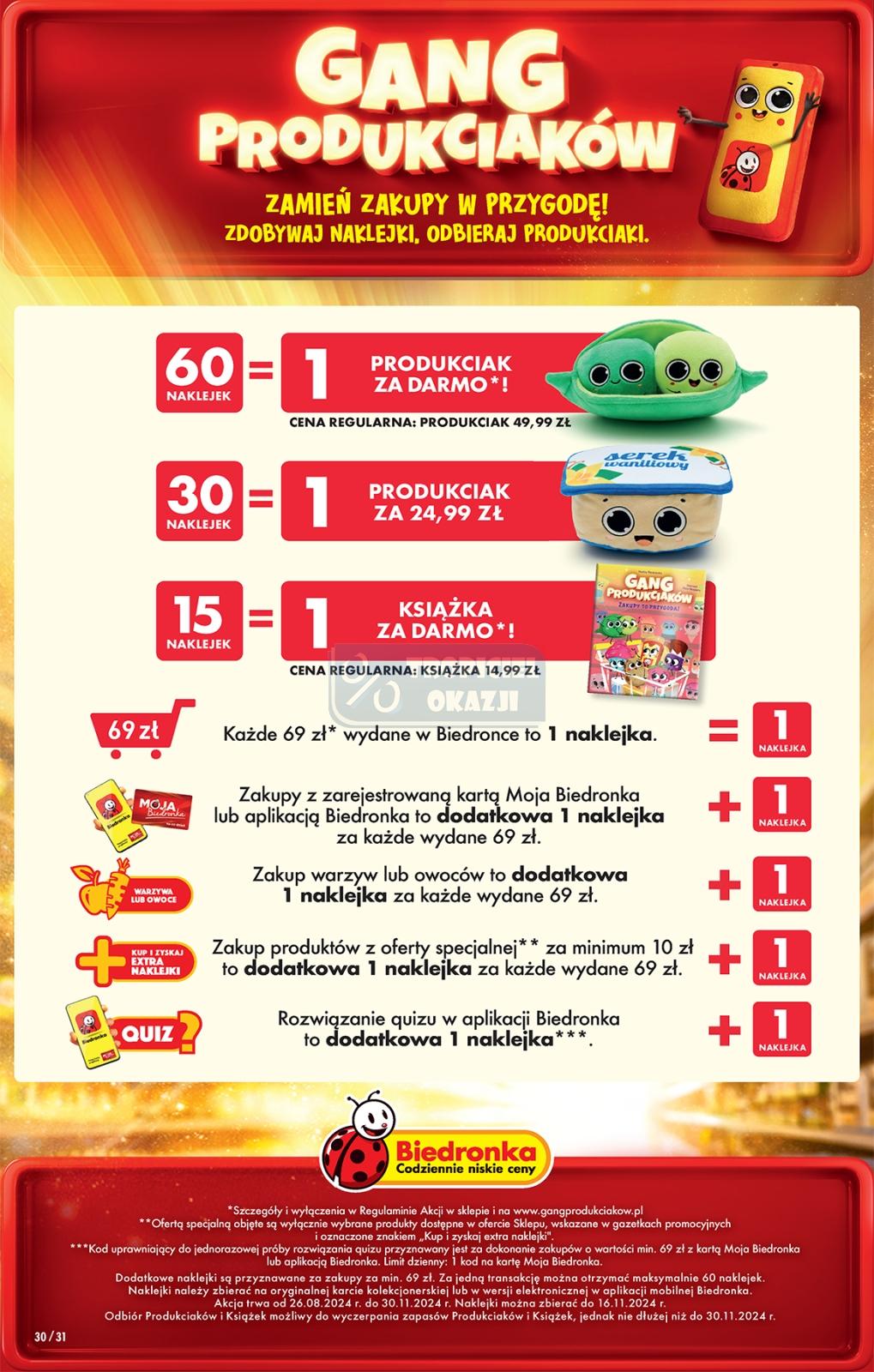 Gazetka promocyjna Biedronka str. 30