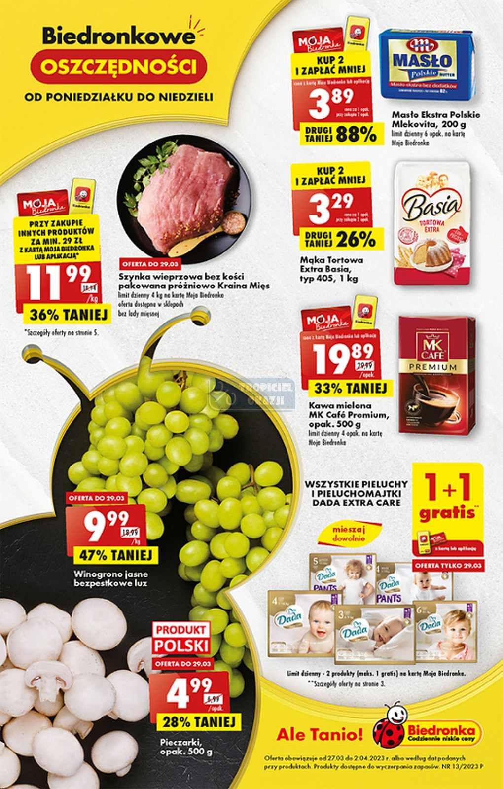 Gazetka promocyjna Biedronka str. 1