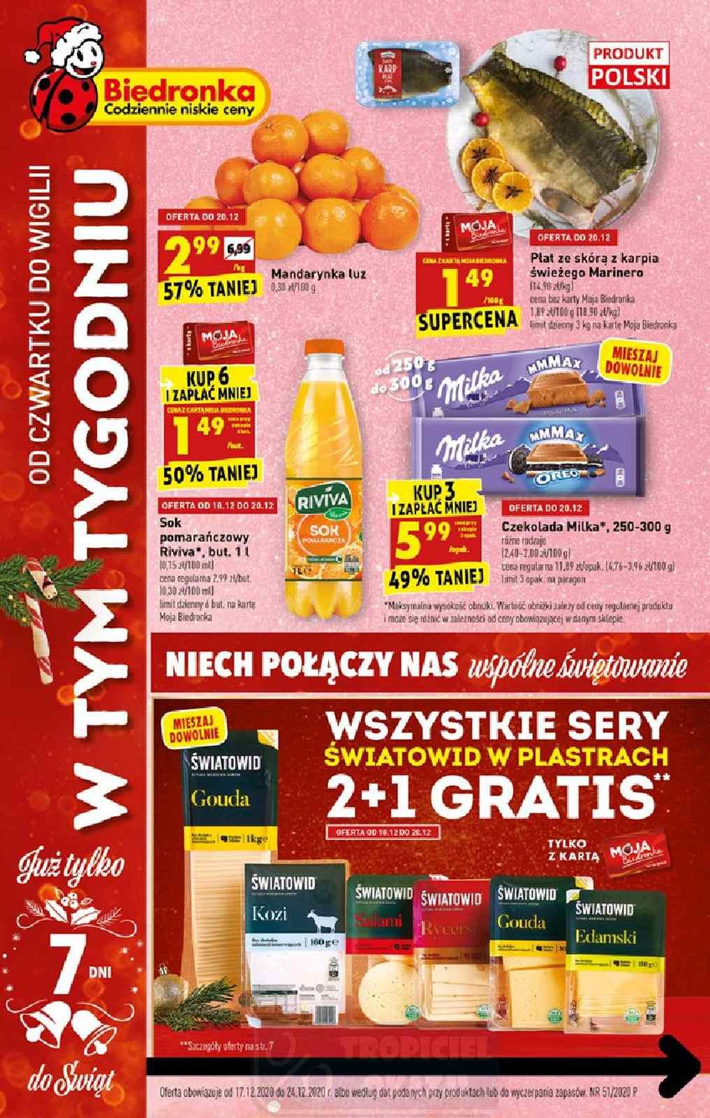 Gazetka promocyjna Biedronka str. 1