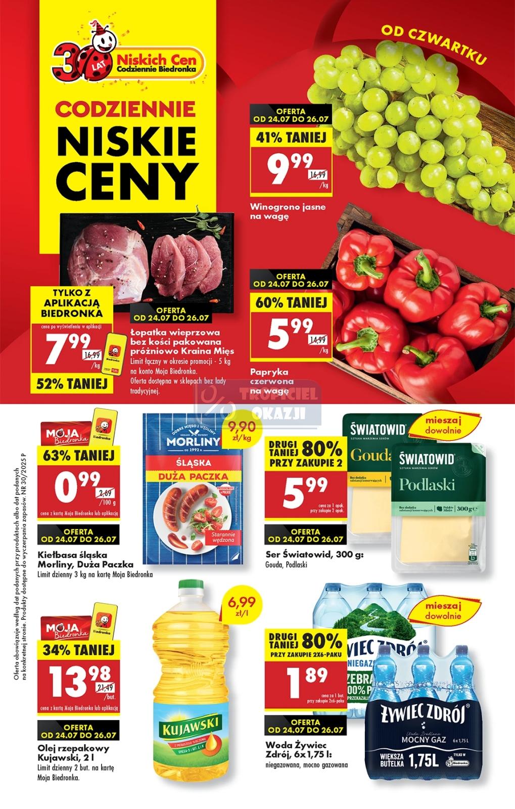 Gazetka promocyjna Biedronka str. 1