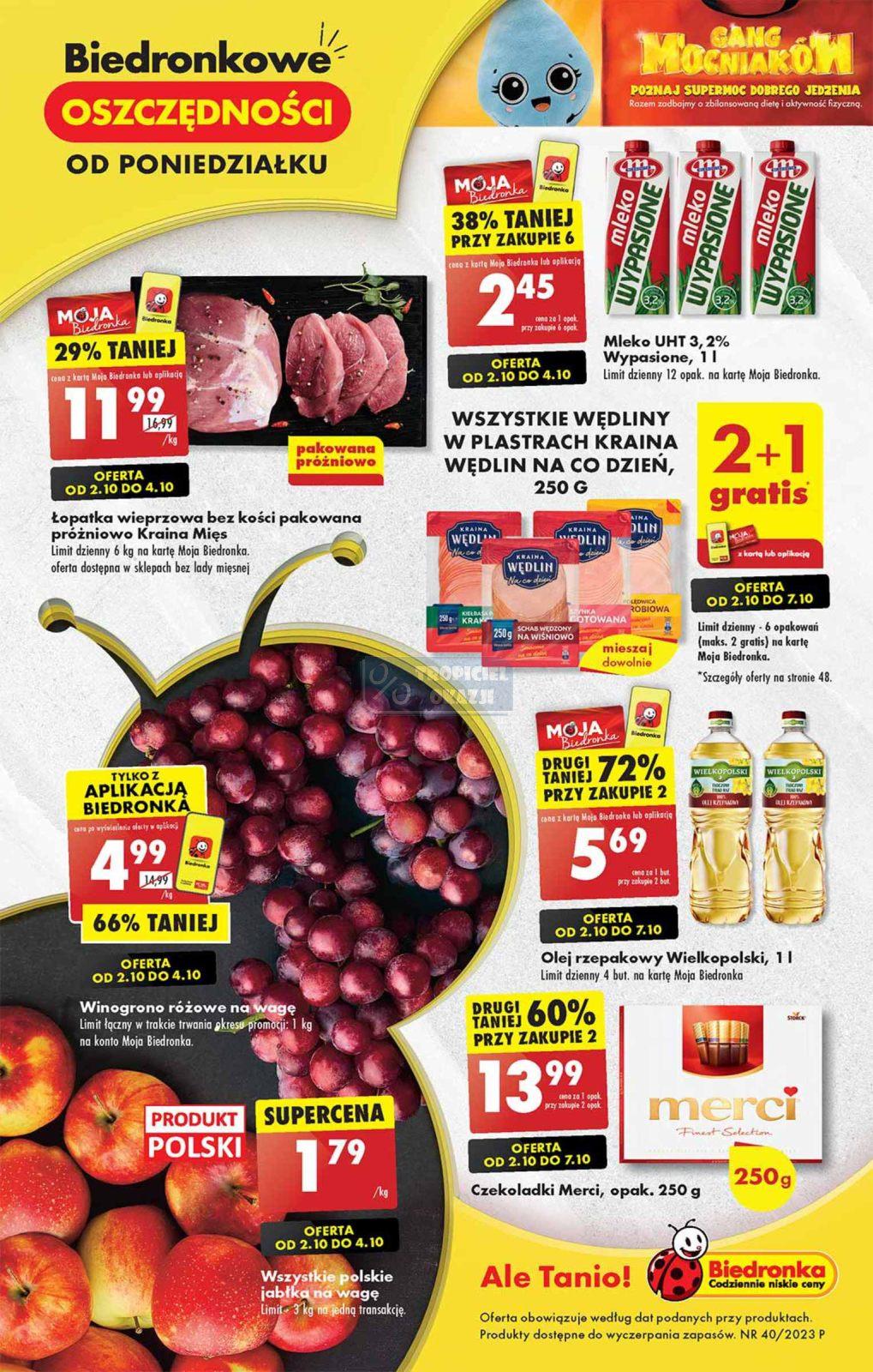 Gazetka promocyjna Biedronka str. 1