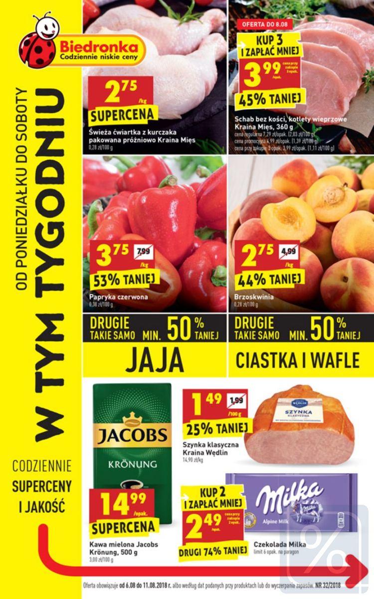 Gazetka promocyjna Biedronka str. 1