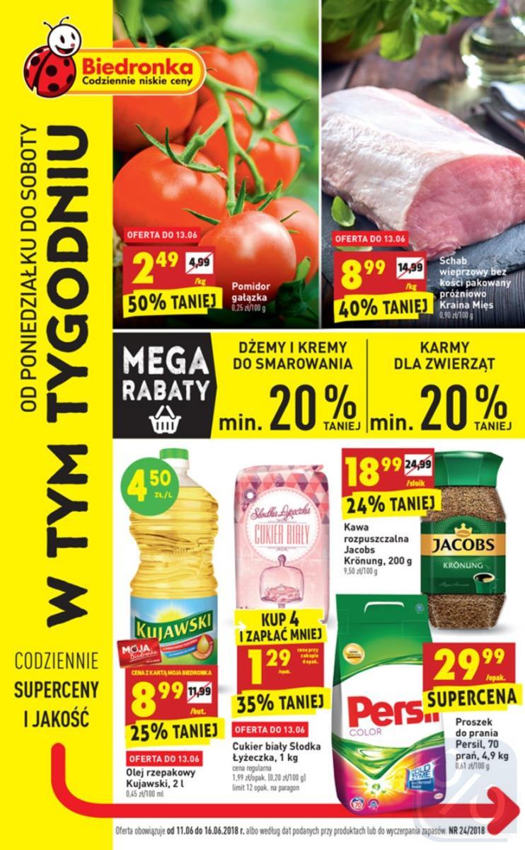 Gazetka promocyjna Biedronka str. 1