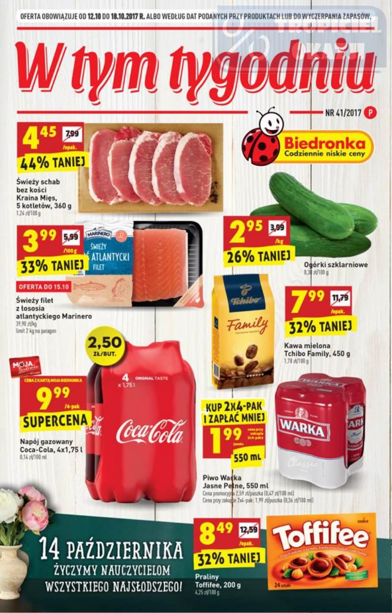 Gazetka promocyjna Biedronka str. 1