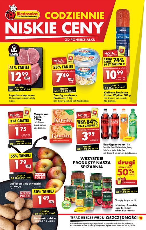 Gazetka promocyjna Biedronka str. 1