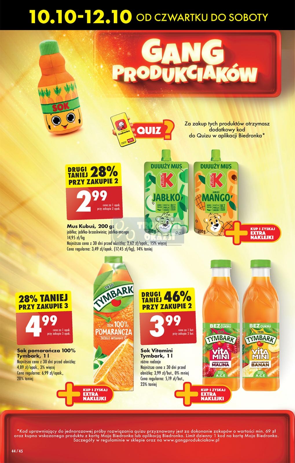 Gazetka promocyjna Biedronka str. 44