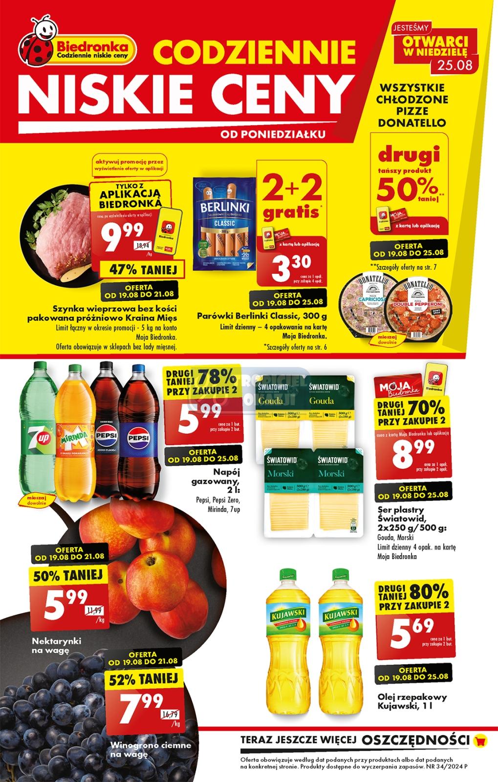 Gazetka promocyjna Biedronka str. 1