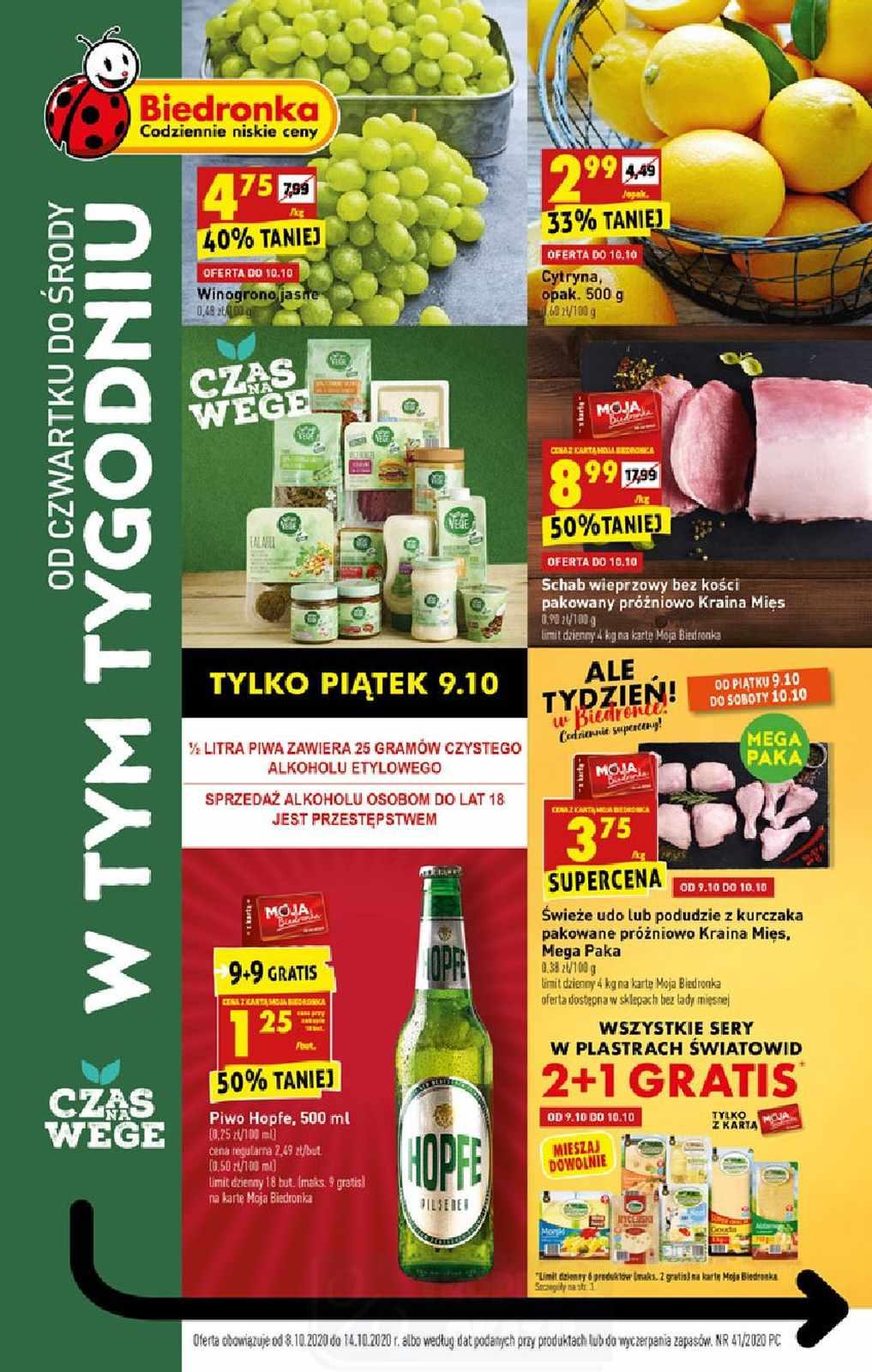 Gazetka promocyjna Biedronka str. 1