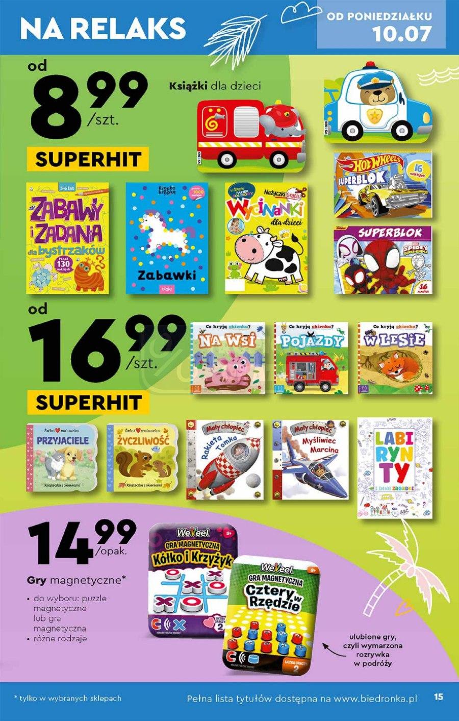 Gazetka promocyjna Biedronka str. 15