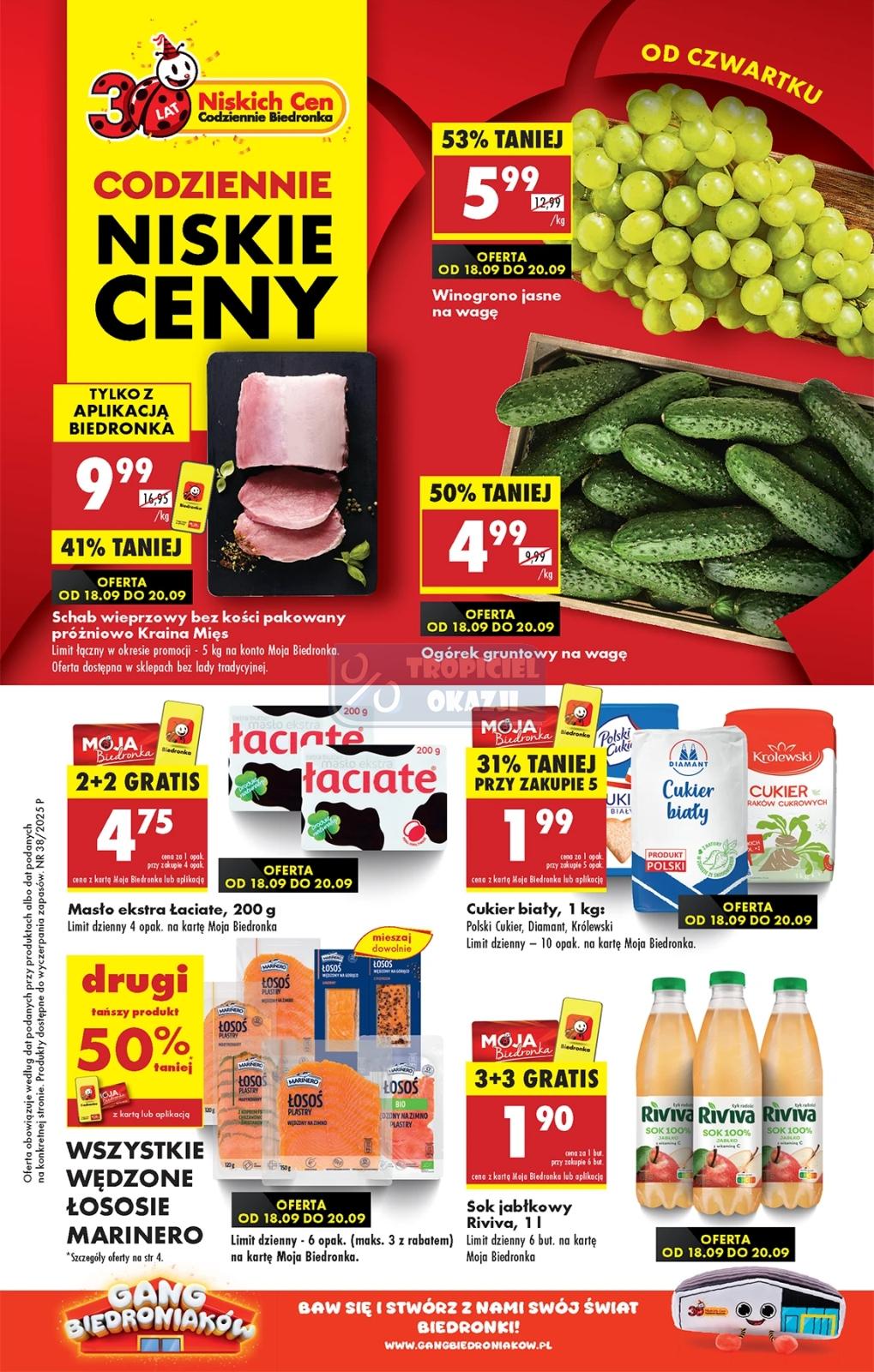 Gazetka promocyjna Biedronka str. 1