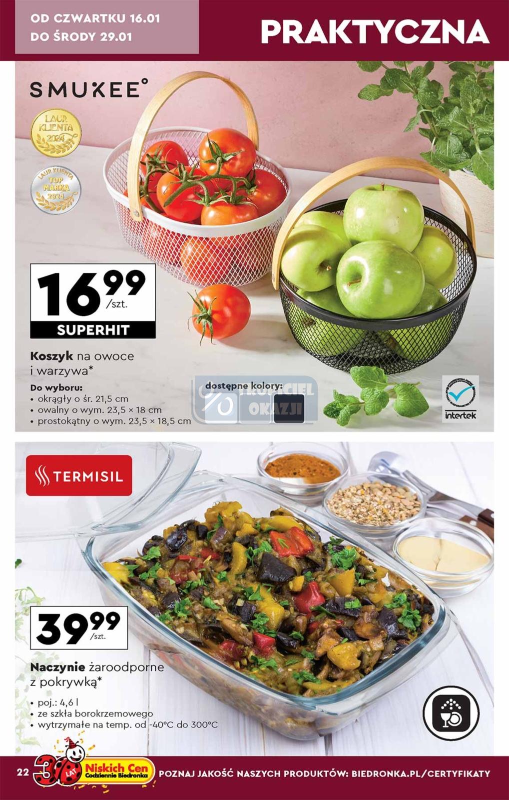 Gazetka promocyjna Biedronka str. 22