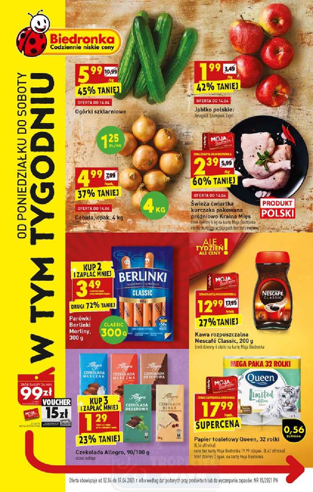 Gazetka promocyjna Biedronka str. 1