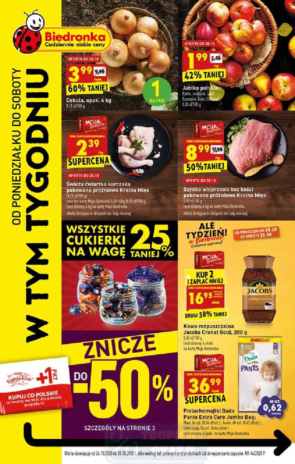 Gazetka promocyjna Biedronka str. 1