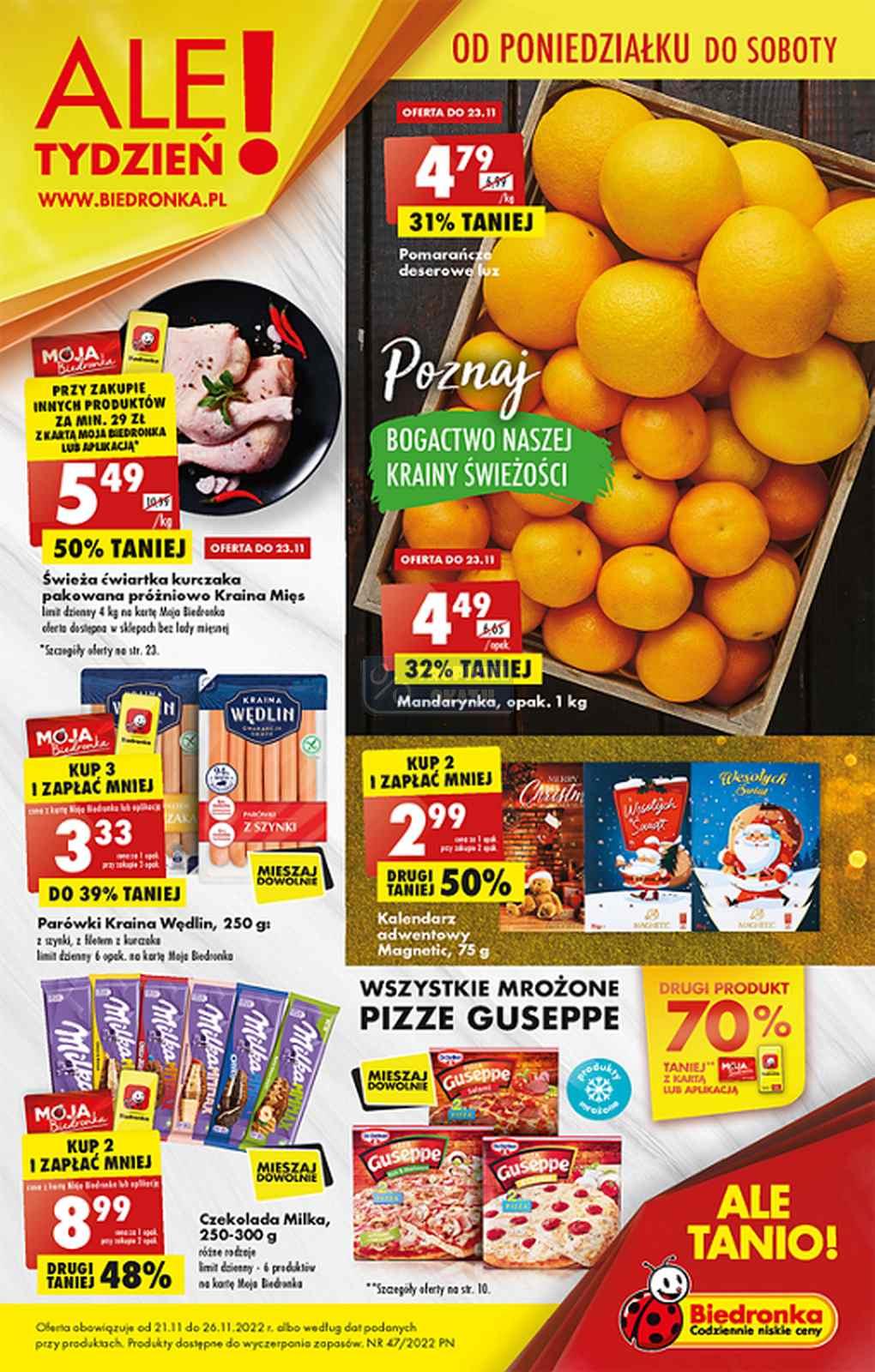 Gazetka promocyjna Biedronka str. 1