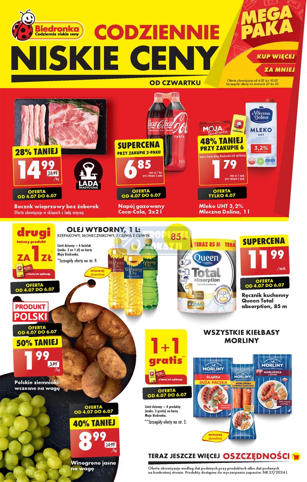 Gazetka promocyjna Biedronka str. 1