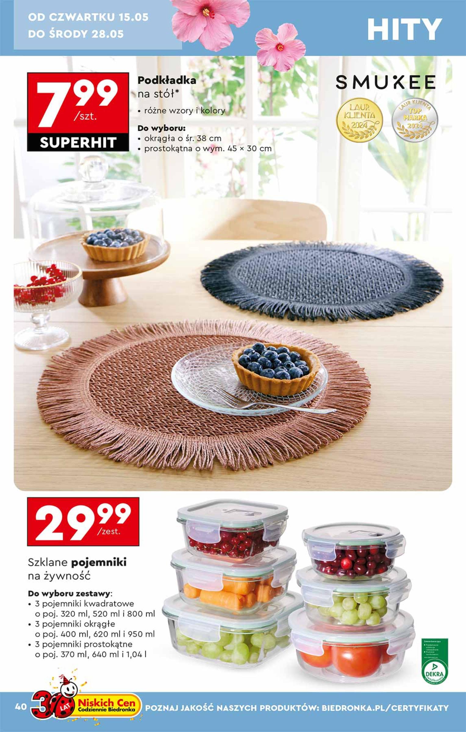 Gazetka promocyjna Biedronka str. 40