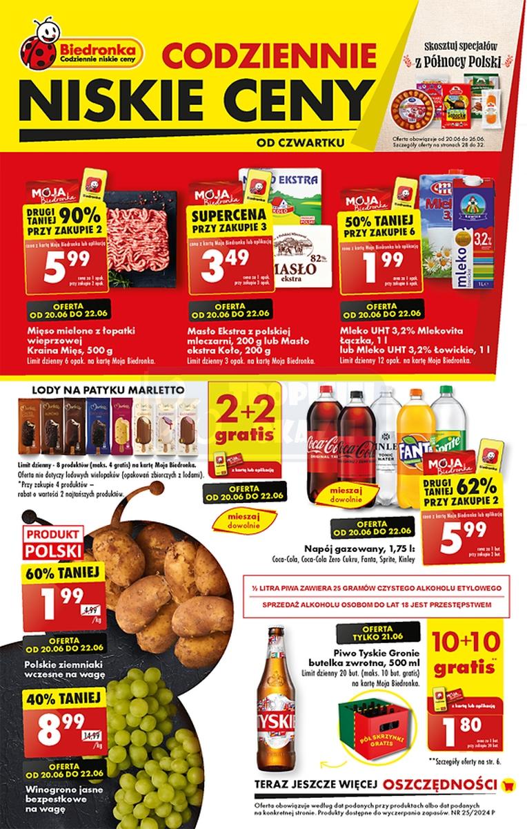 Gazetka promocyjna Biedronka str. 1