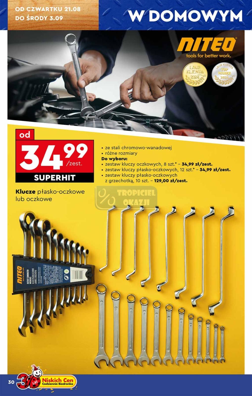 Gazetka promocyjna Biedronka str. 30