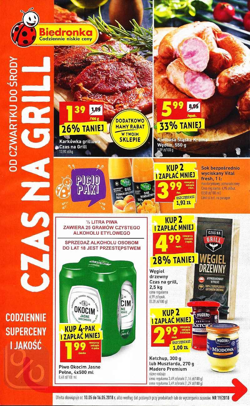 Gazetka promocyjna Biedronka str. 1