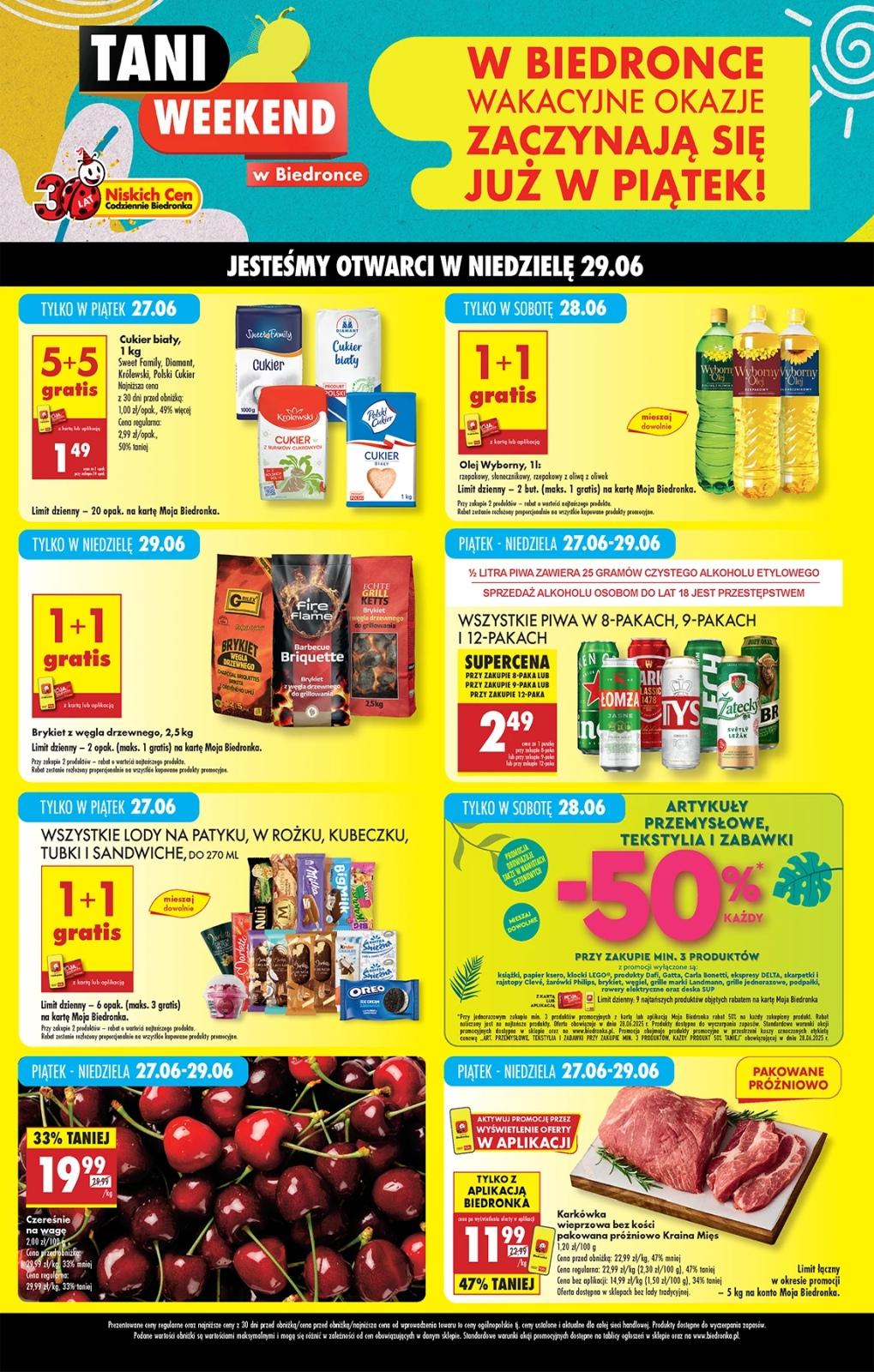 Gazetka promocyjna Biedronka str. 1