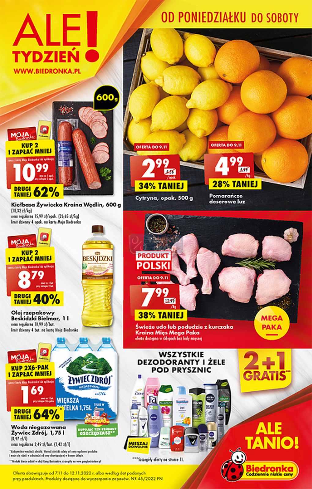 Gazetka promocyjna Biedronka str. 1