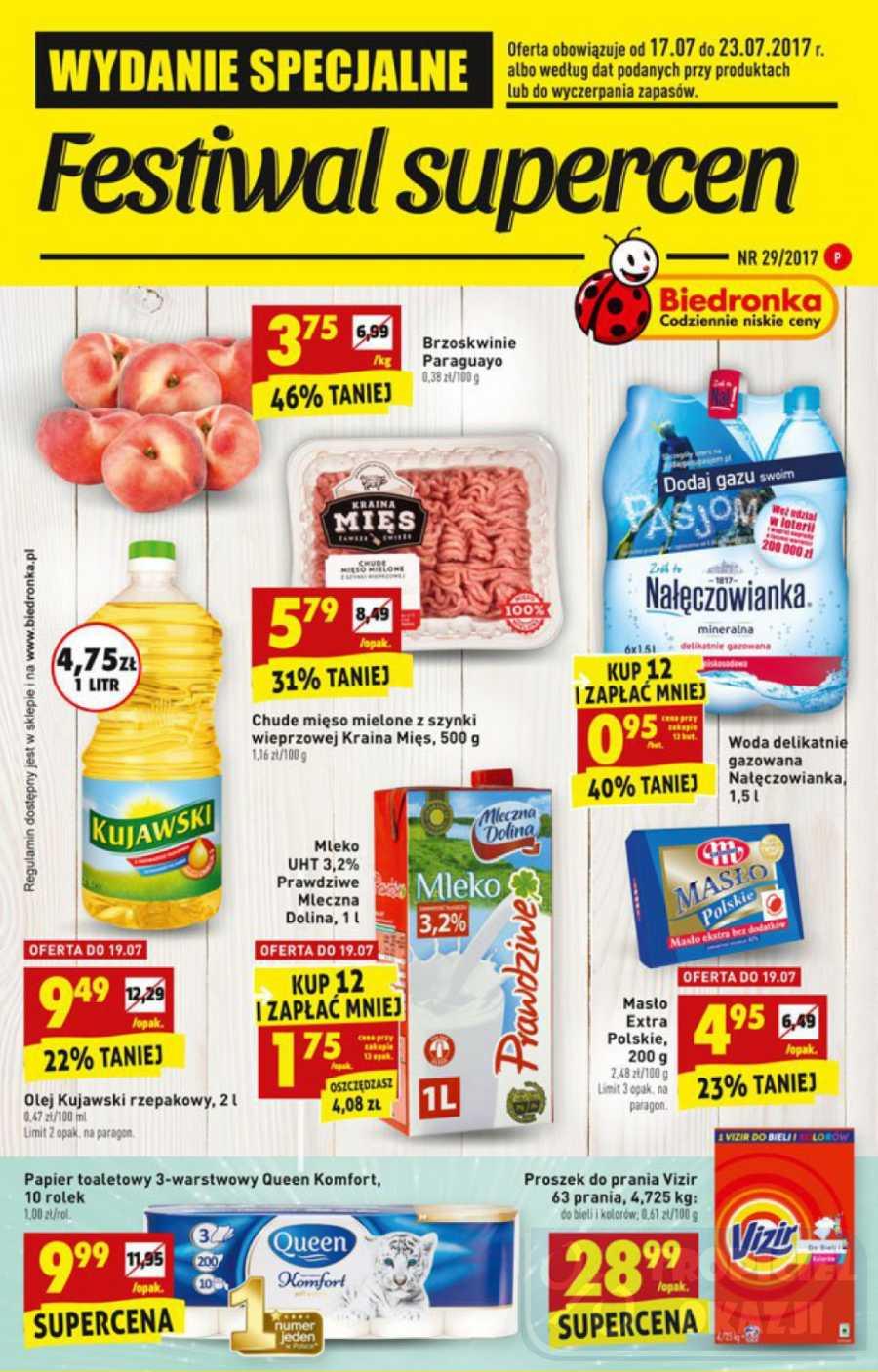 Gazetka promocyjna Biedronka str. 1