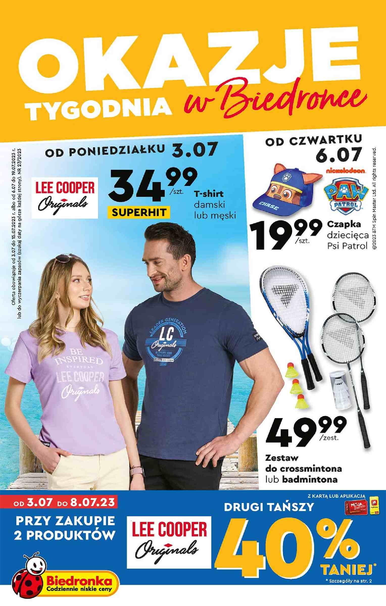 Gazetka promocyjna Biedronka str. 1