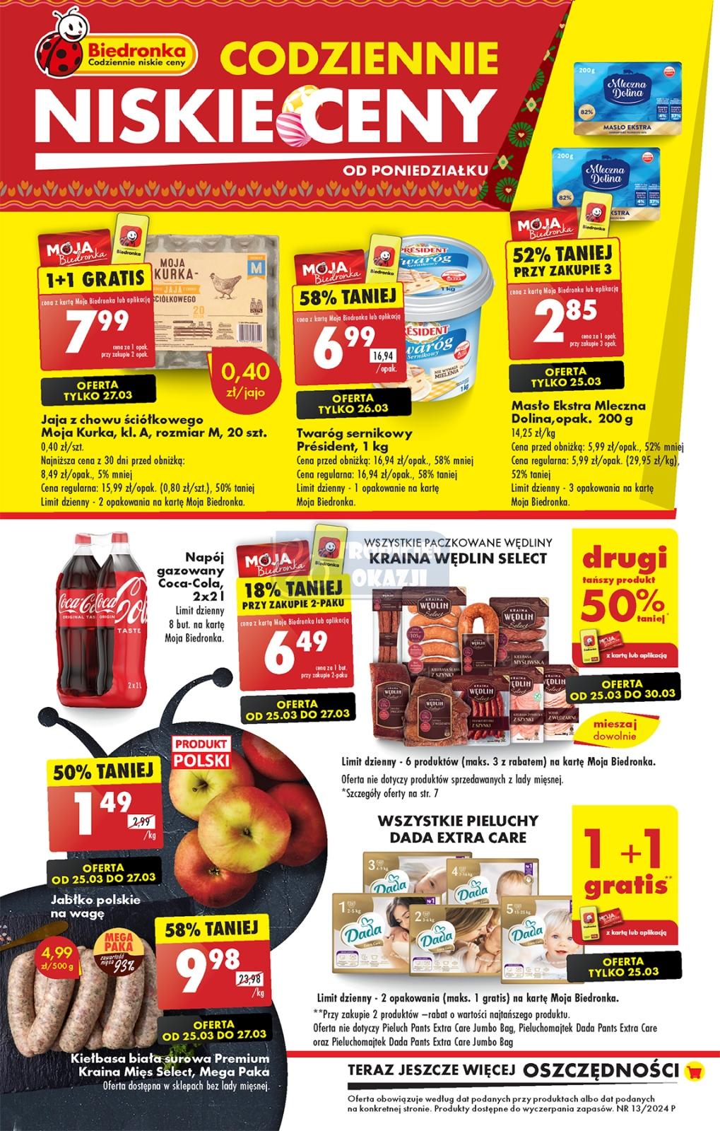 Gazetka promocyjna Biedronka str. 1