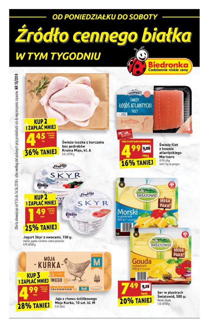 Gazetka promocyjna Biedronka str. 1