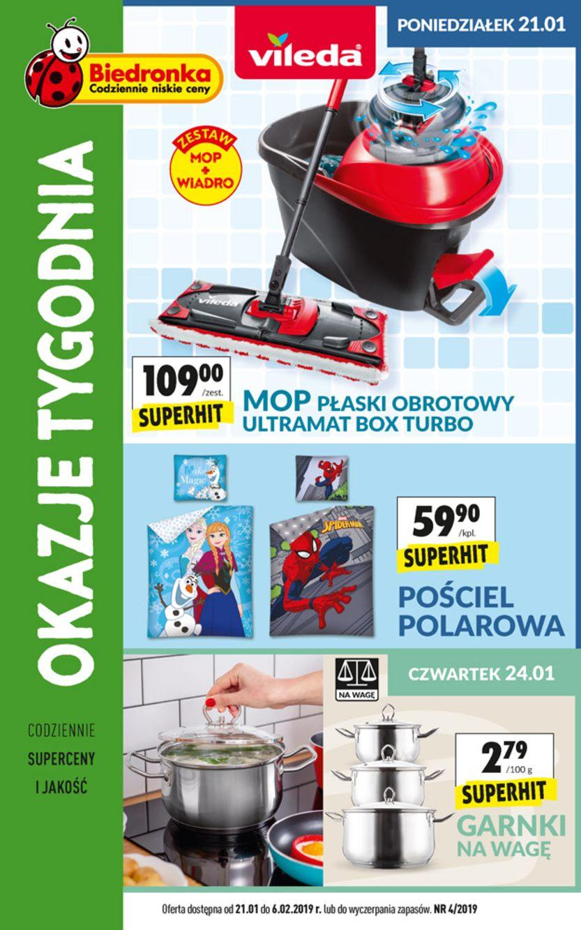 Gazetka promocyjna Biedronka str. 1