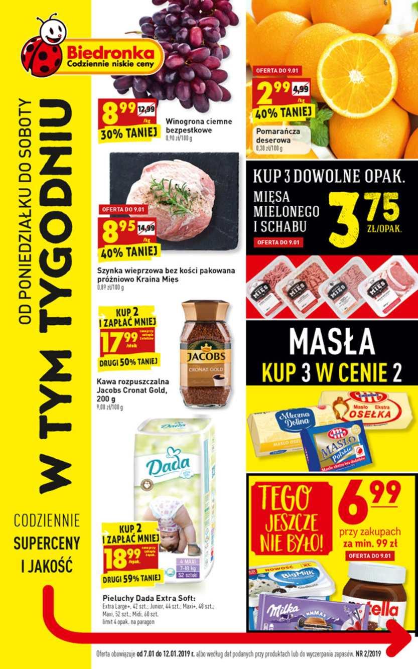 Gazetka promocyjna Biedronka str. 1