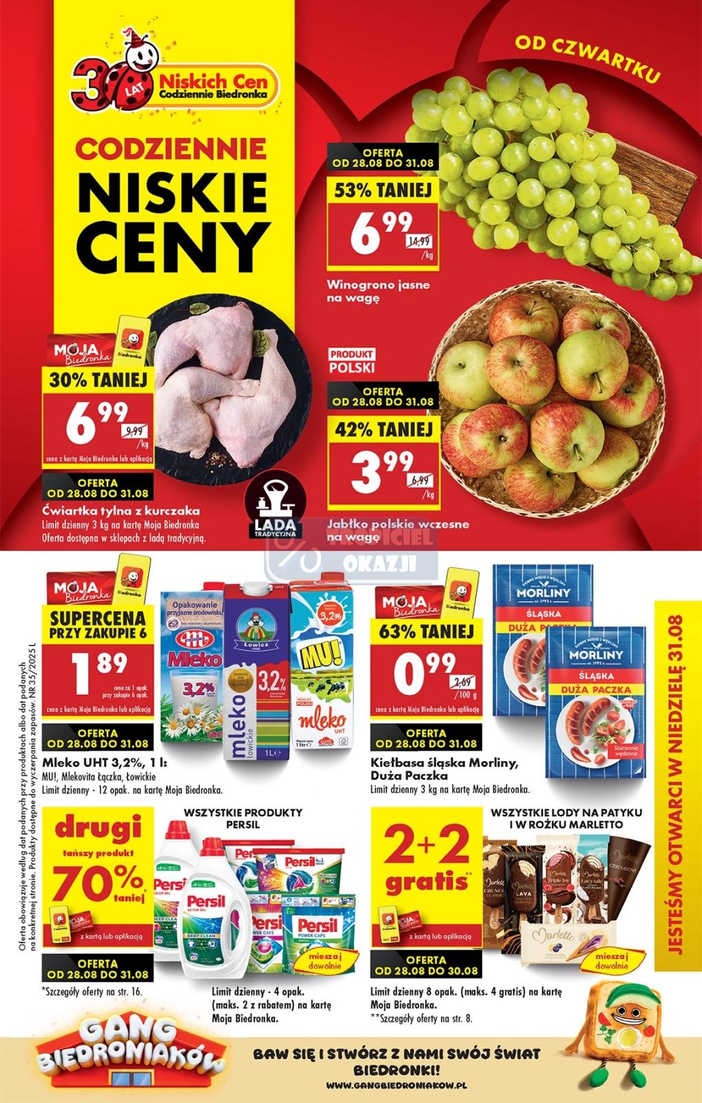 Gazetka promocyjna Biedronka str. 1