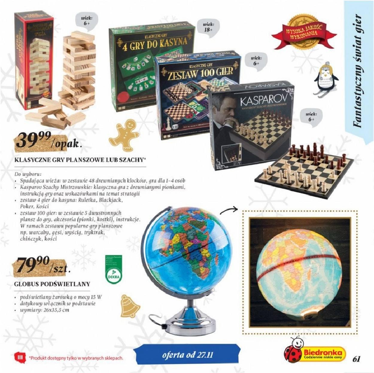 Gazetka promocyjna Biedronka str. 61