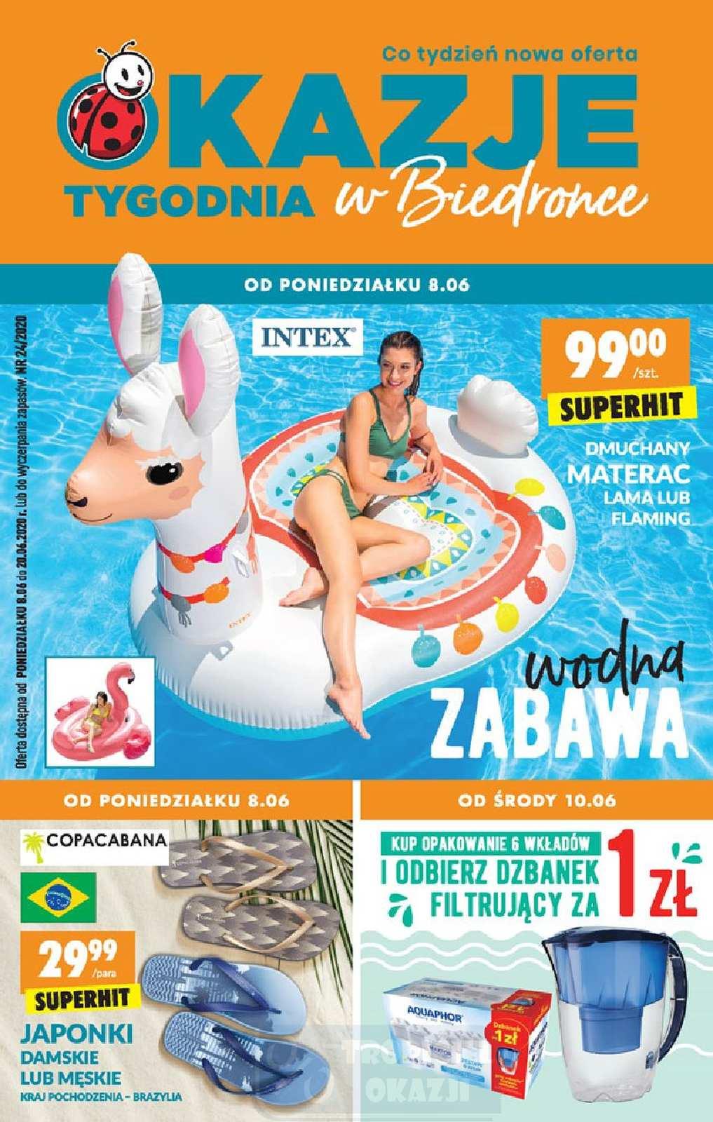 Gazetka promocyjna Biedronka str. 1