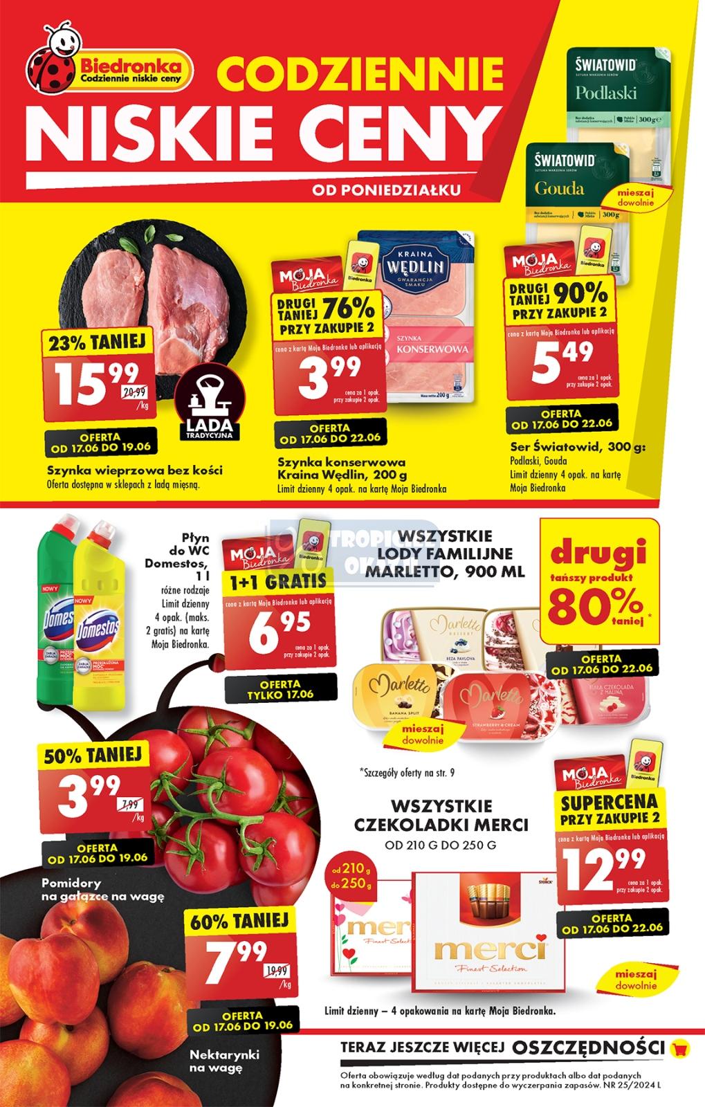 Gazetka promocyjna Biedronka str. 1