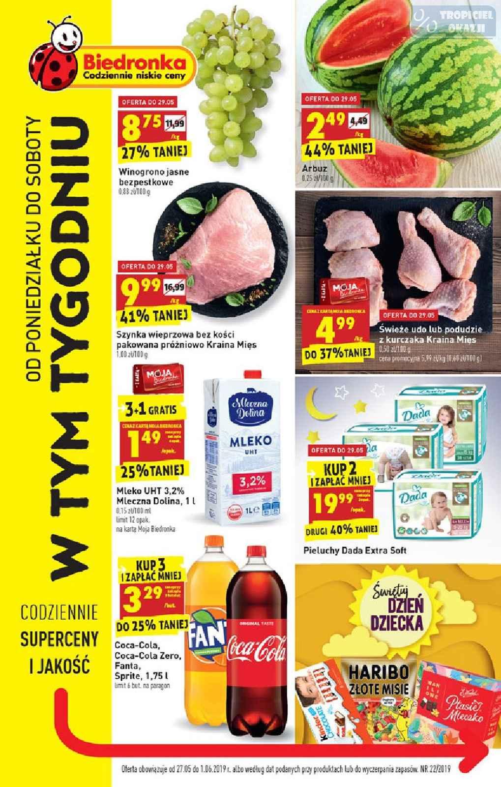 Gazetka promocyjna Biedronka str. 1