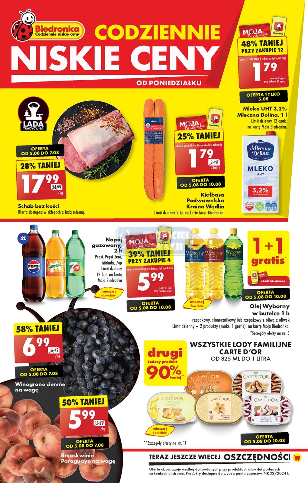 Gazetka promocyjna Biedronka str. 1