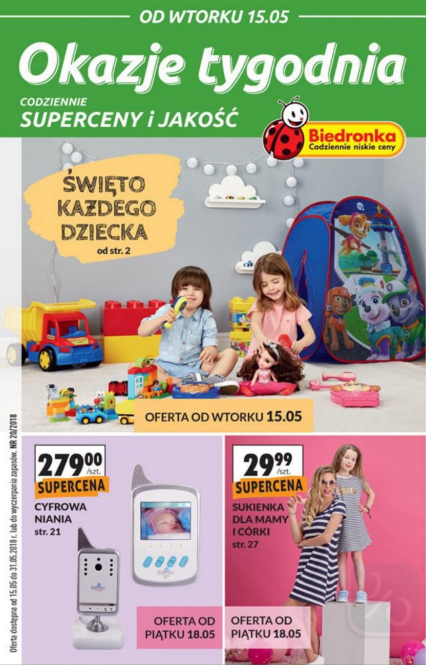 Gazetka promocyjna Biedronka str. 1