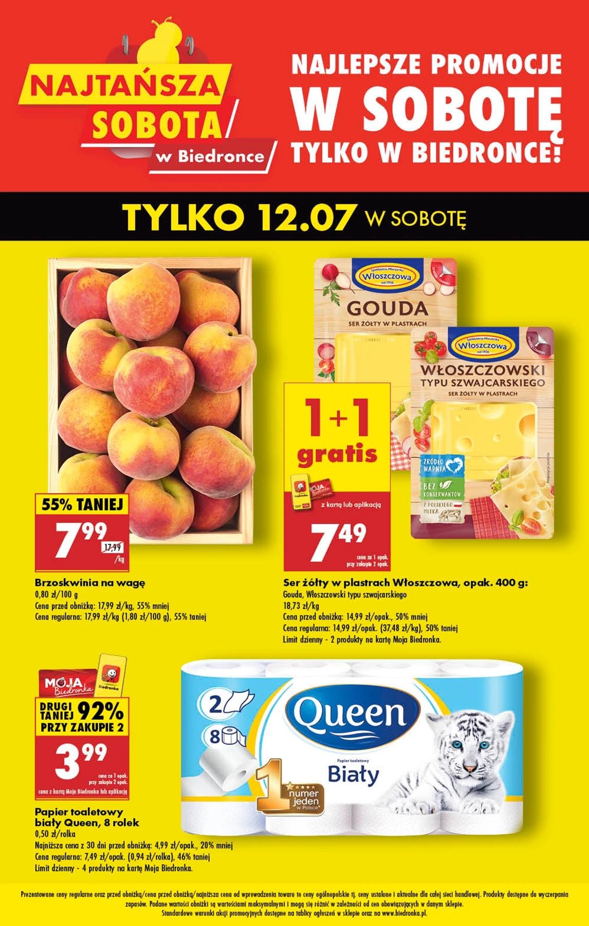 Gazetka promocyjna Biedronka str. 1