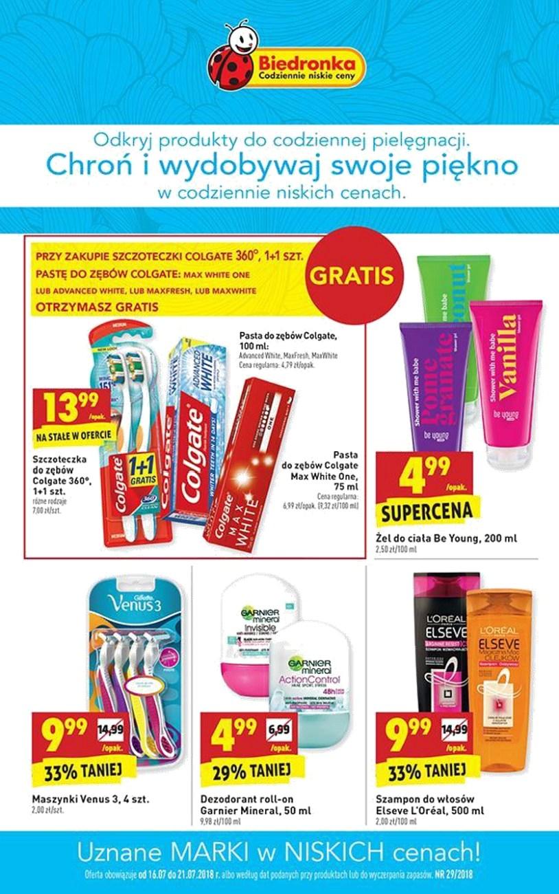 Gazetka promocyjna Biedronka str. 1