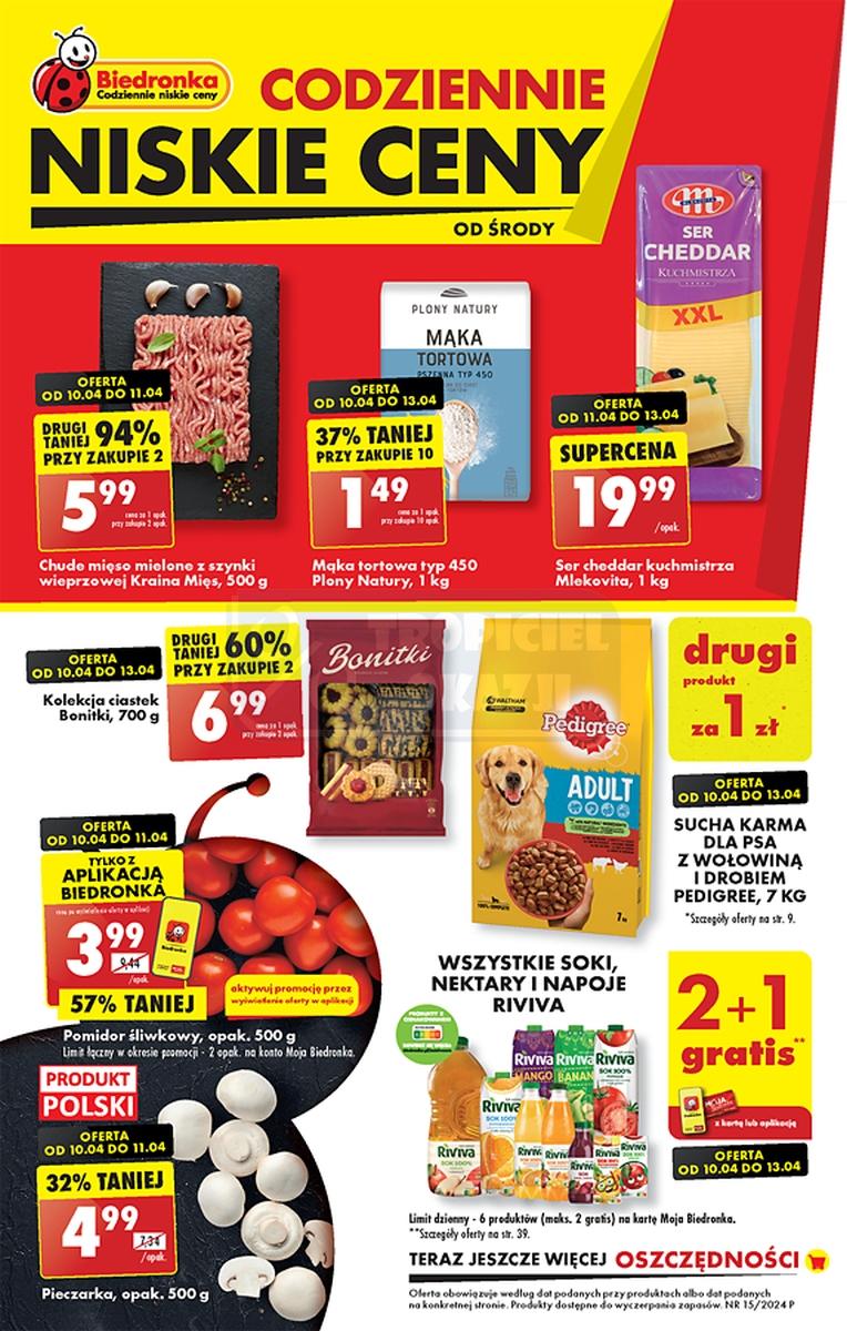 Gazetka promocyjna Biedronka str. 1