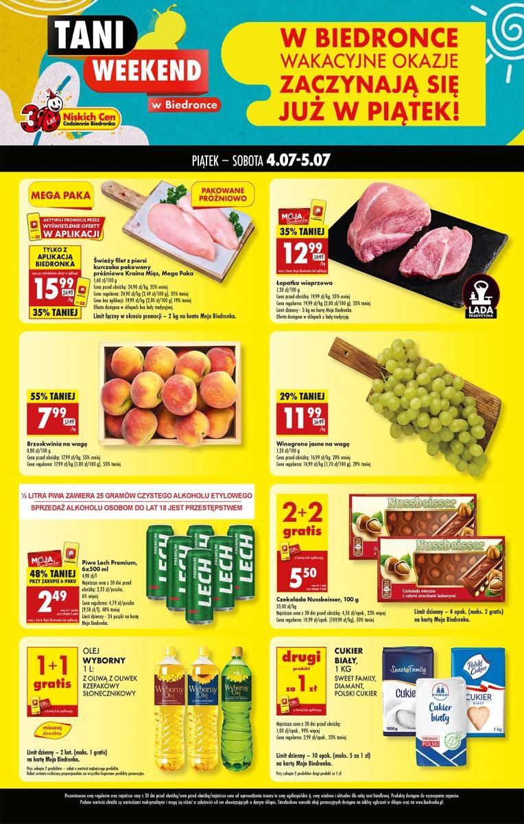 Gazetka promocyjna Biedronka str. 1