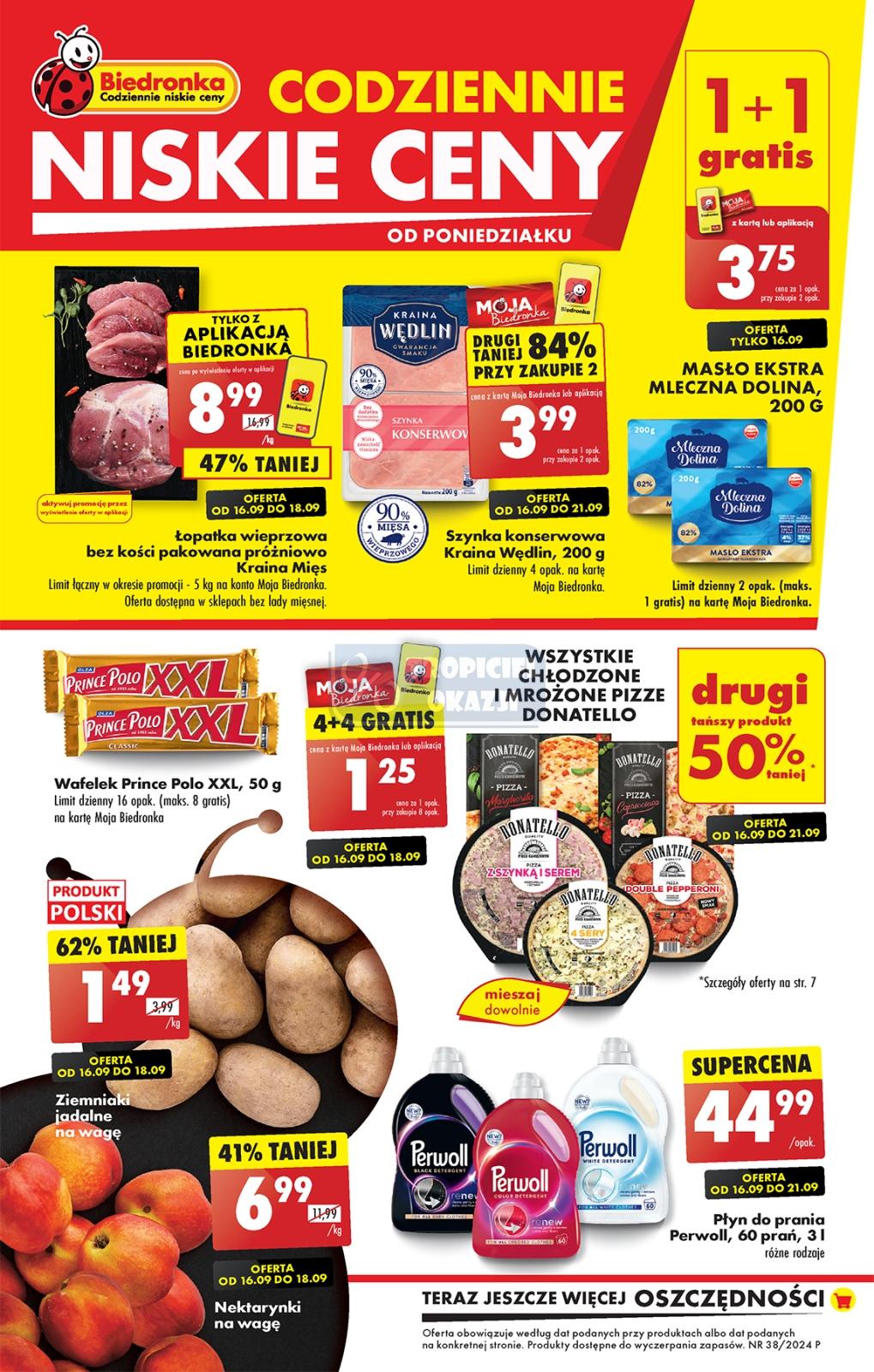 Gazetka promocyjna Biedronka str. 1