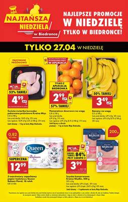 Biedronka tylko w niedziele