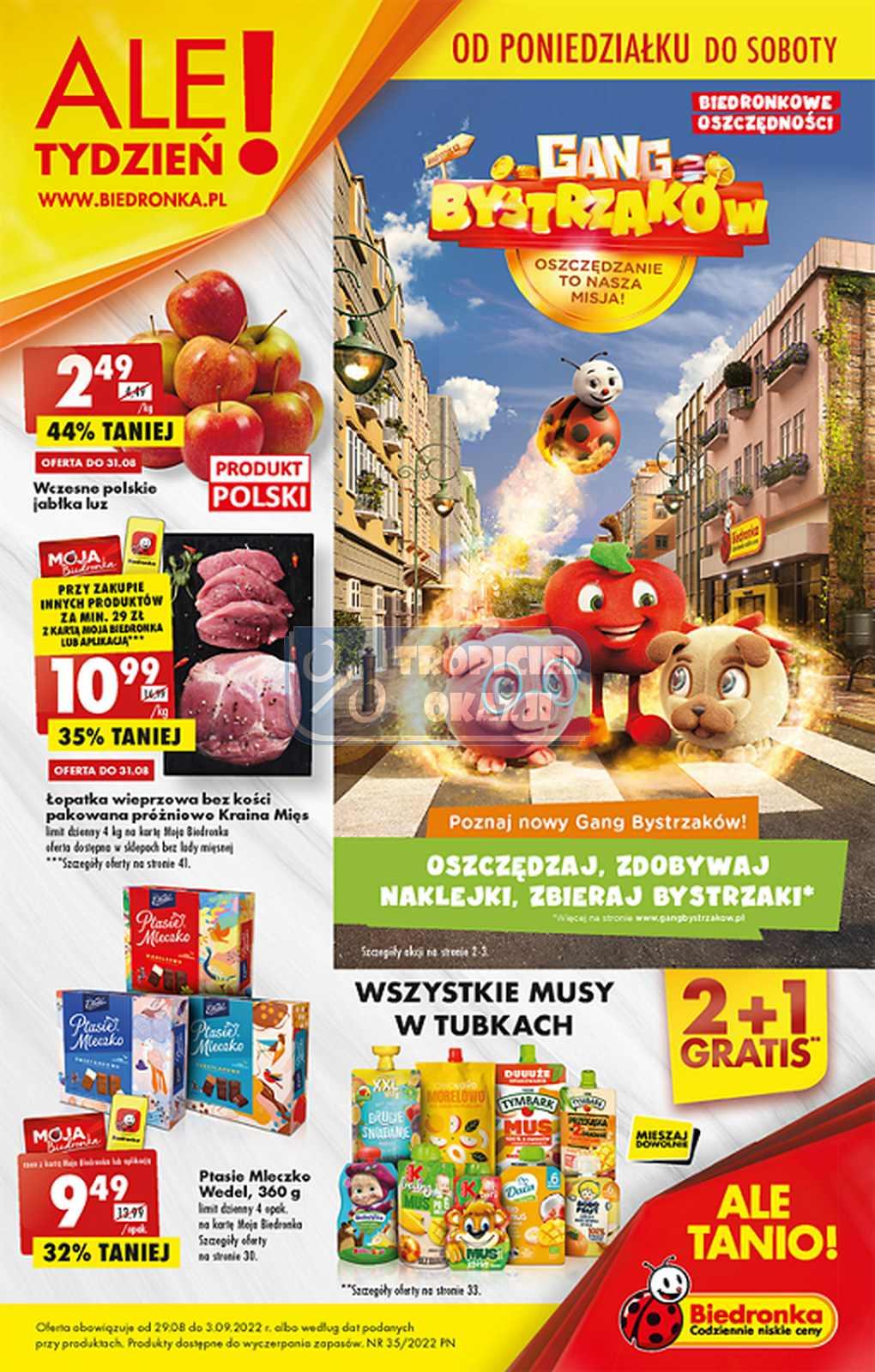 Gazetka promocyjna Biedronka str. 1