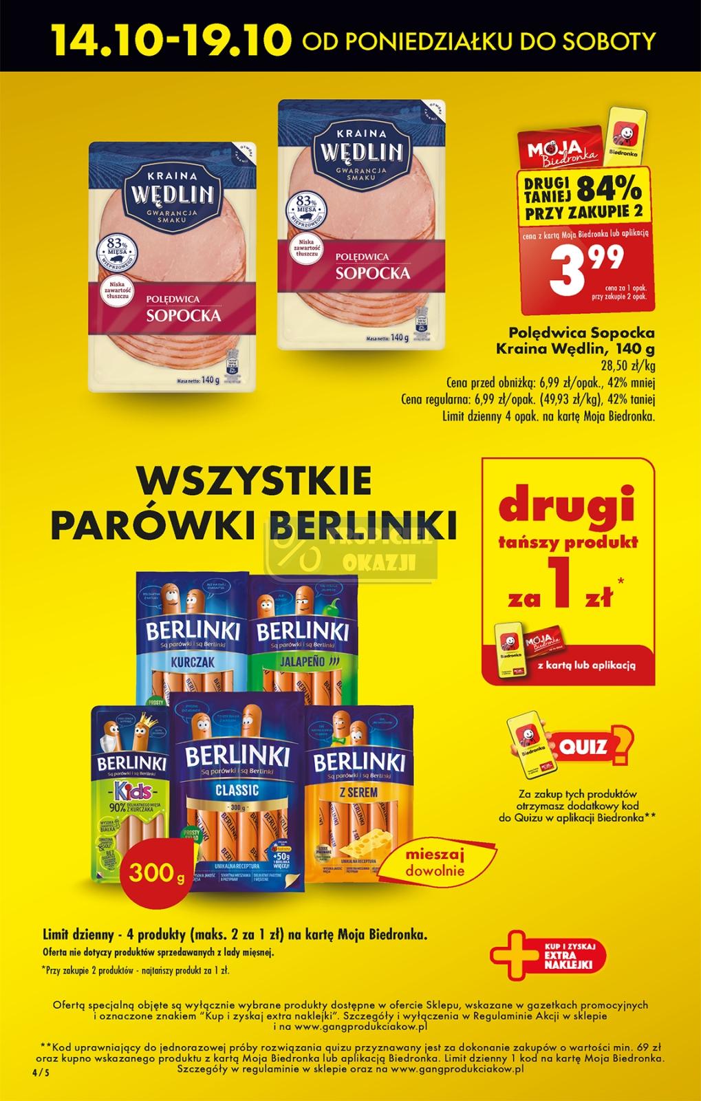 Gazetka promocyjna Biedronka str. 4