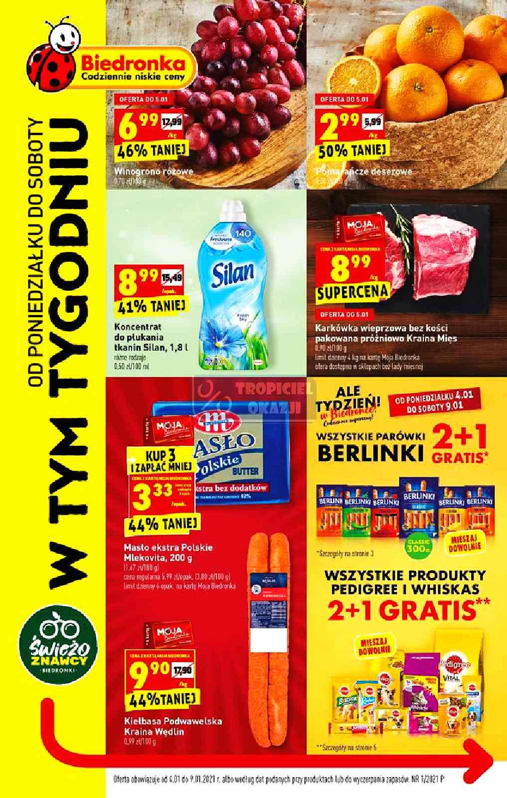 Gazetka promocyjna Biedronka str. 1